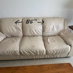 Leather Couch With Recliner 