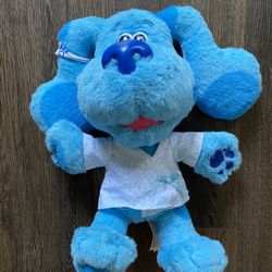 Nickelodeon Blues Clues Check Up Time Plush with Sound 12” *WORKS!*