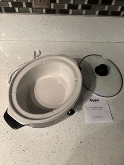 Parini Casserole 2.5 Qt Slow Cooker with Lid
