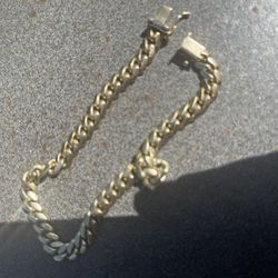 10k gold cuban bracelet 