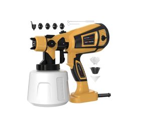Paint Sprayer Tool 1000W High Power Electric Spray Paint Gun Easy to Clean for Furniture Cabinets House Painting Gold