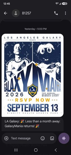 LA Galaxy Mania Tickets (player photo/autographs, lucha libre, carnival games and more!)