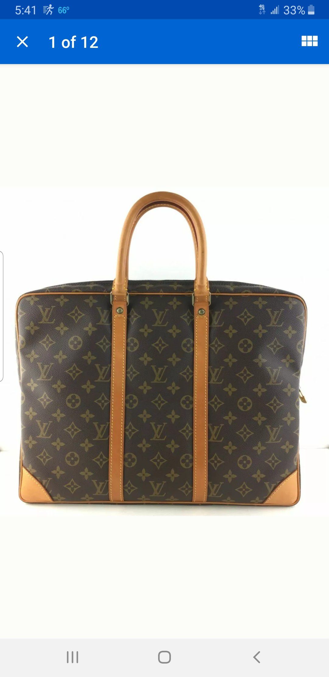 Louis Vuitton laptop handbag