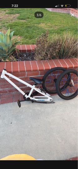 BMX Bike Frame with Wheels and Parts 20”