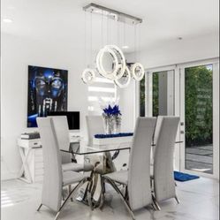 Dinner Table With Chairs And Coffee Table 