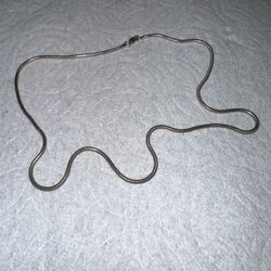 Sterling Silver Snake Chain Necklace 925 