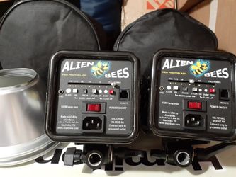 Lights for photo shoot
