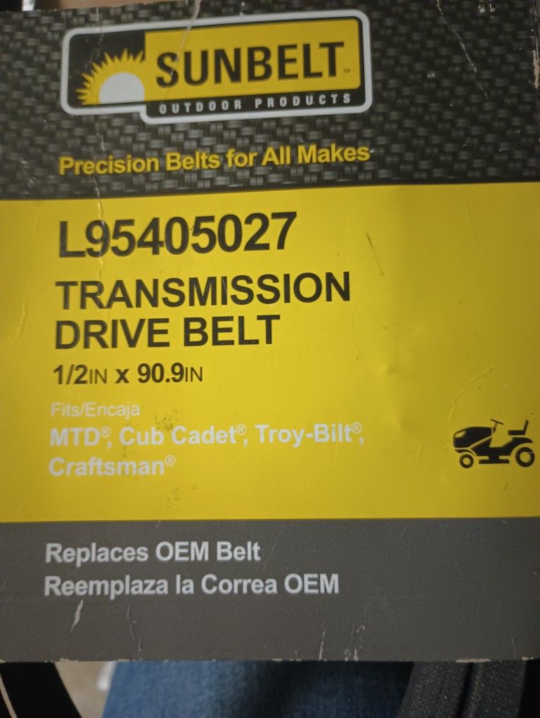 Sunbelt transmission Drive Belt 1/2in. X 90.9in.
