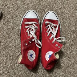 Red Converse Men 11.5