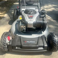 Murray 22 in. 140 cc Briggs & Stratton Walk Behind Gas Self-Propelled Lawn Mower with Front Wheel Drive and Bagger
