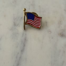 American Flag PIN Hat Lapel USA Tie Tac Enamel United Patriotic
