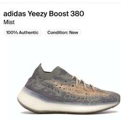 Yeezy Boost 380 Mist Size 6 