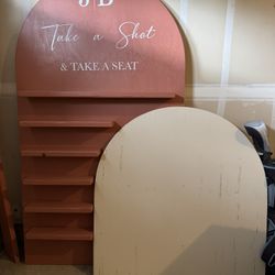 Wedding Seating/Shot Wall