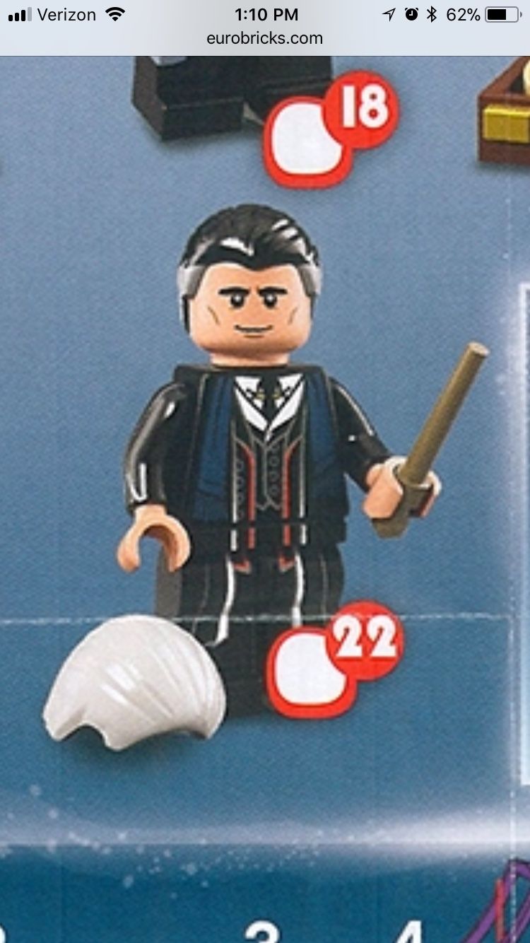 Lego Harry Potter Percival Graves Rare NEW