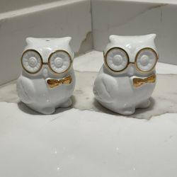 Owl Salt And Pepper Shakers