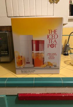 The Iced tea pot new never opened