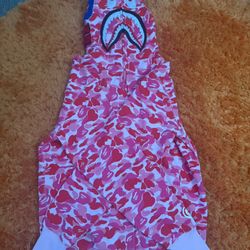 Pink Bape Hoodie