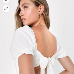 White Bodysuit - NEVER WORN