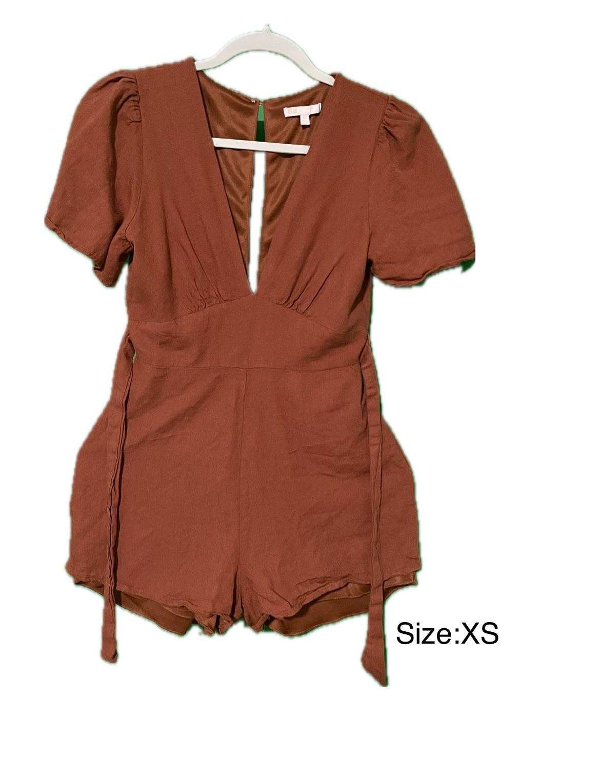 Brown Romper Extra-Small