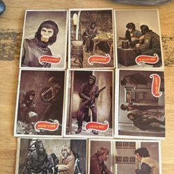 Planet of the apes trading cards