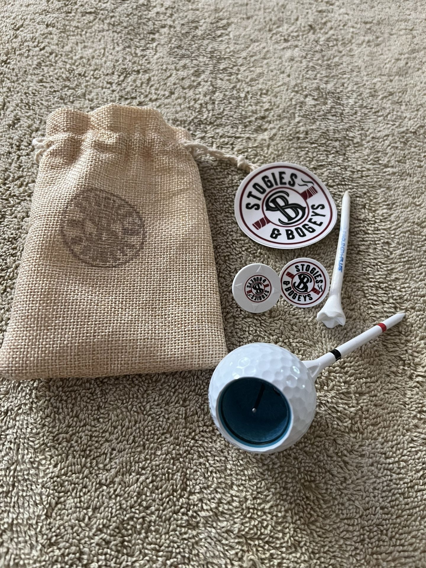 Arizona Logo Golf Ball Cigar Holder