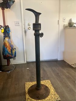 Rare Commercial Shoe Repair Stand.