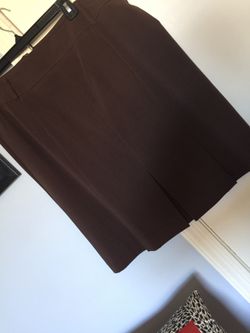 Brown dress-barn skirt size 16