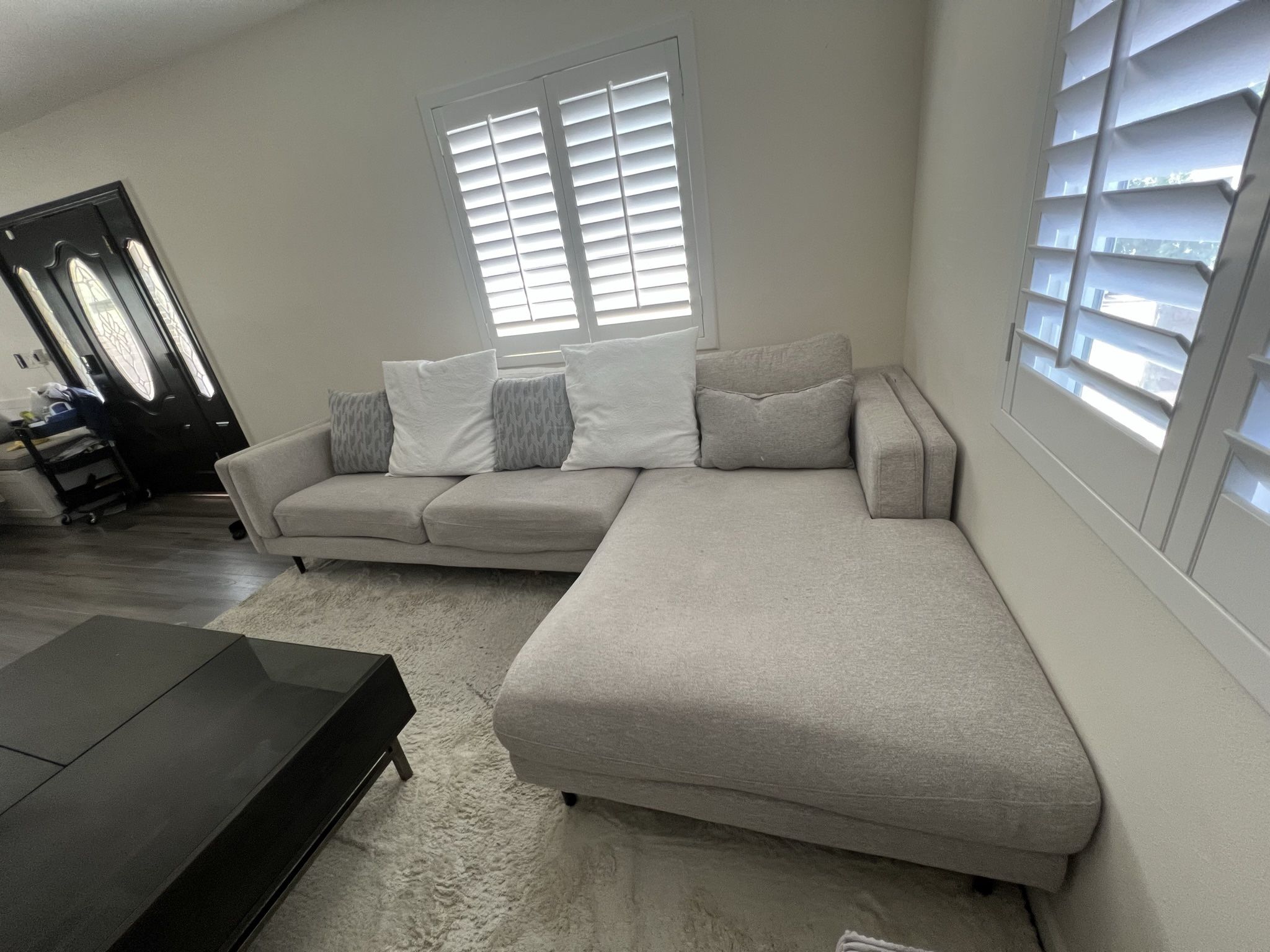 Grey Sectional Couch For Sale 