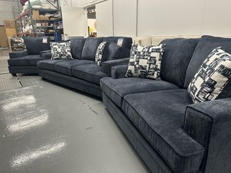 Sofa love seat and chair