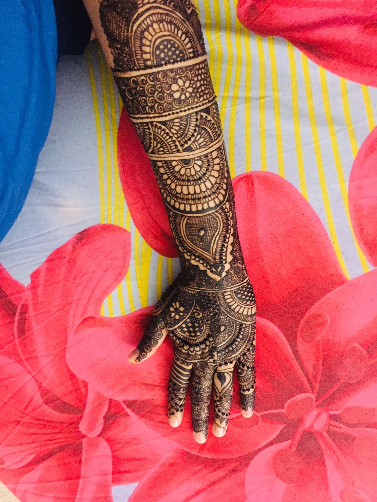 Desi bridal henna