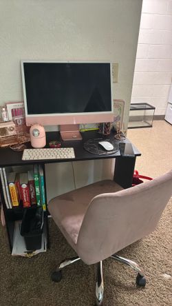 21 Black Desk Super Light & Chair 