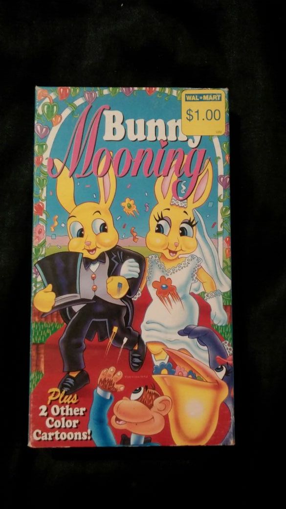Vintage Bunny Mooning Cartoon VHS