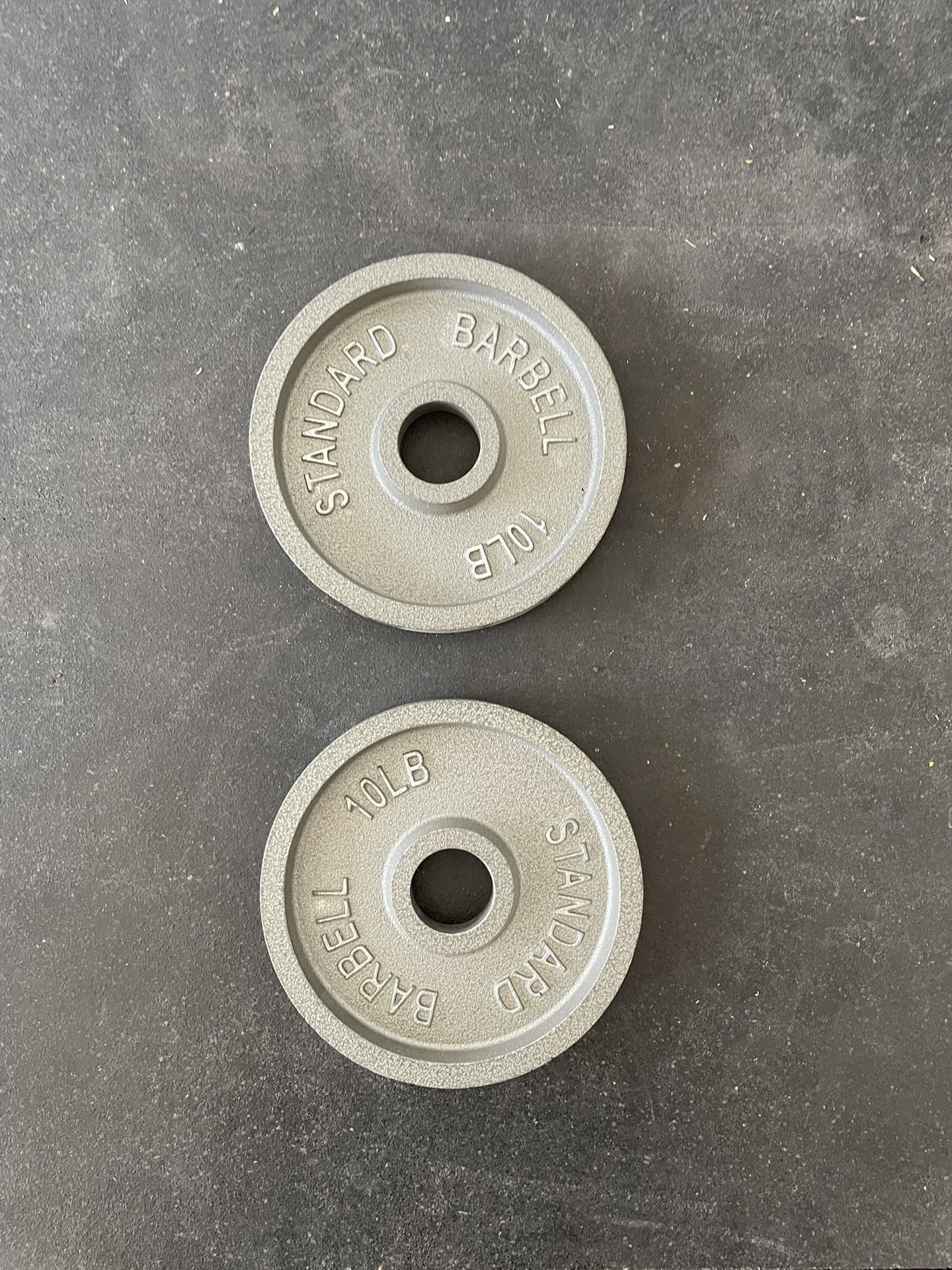 Two 10lb Plates $30
