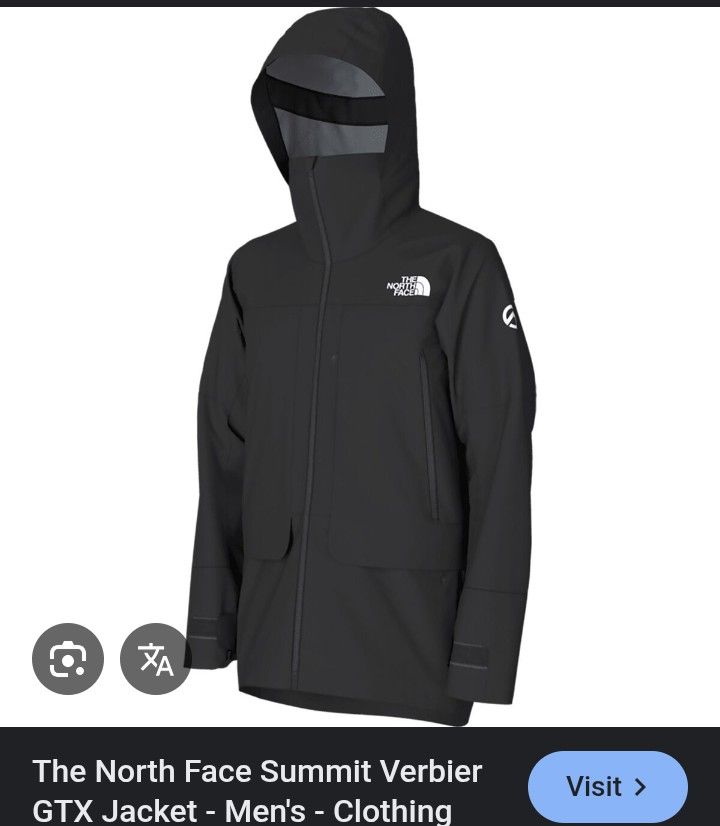 North Face Men's Summit Verbier Gore-Tex Jacket in TNF Black