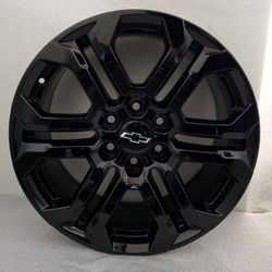 New 2024 Chevy Silverado Tahoe Gloss Black 20" Wheels Rims 
