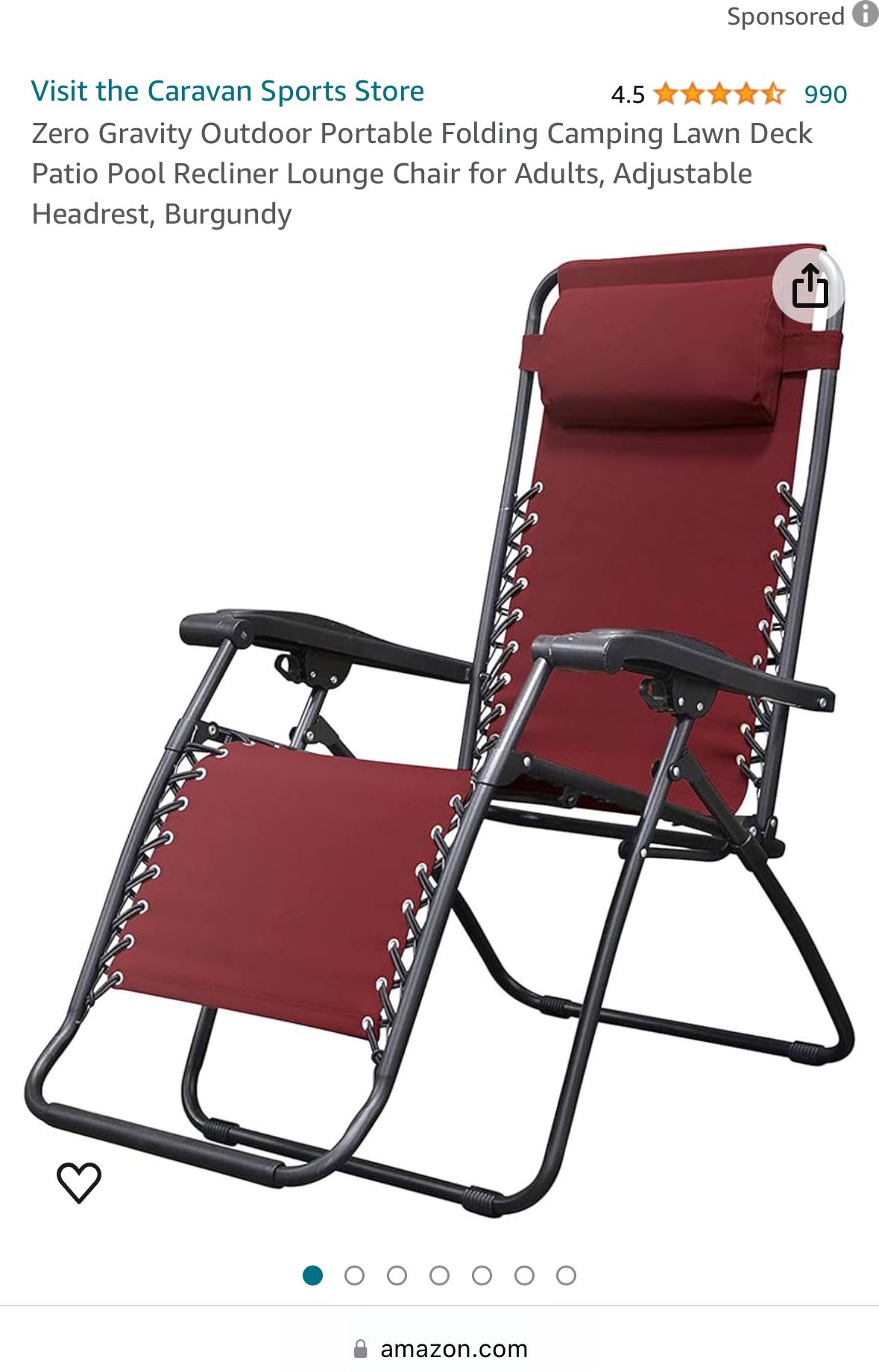 Recliners Lounge Chair for Adults, Adjustable Headrest, Burgundy