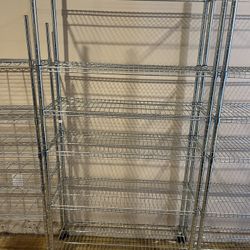Metal Garage Storage Shelves 5 Shelf 6 Shelf