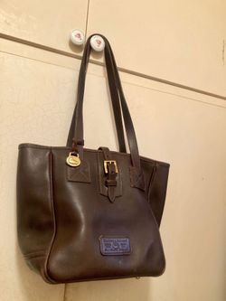 Vintage Dooney &Bourke  14”X10 brown leather