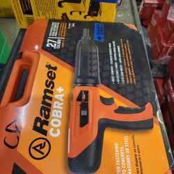 Ramset

Cobra Plus 0.27 Caliber Semi-Automatic Powder Actuated Tool (PAT) with Silencer