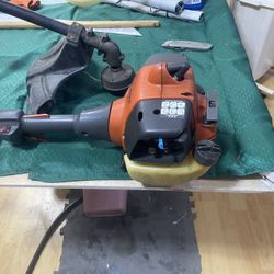 Husqvarna 128LD Weed Cutter And Poulan pro blower