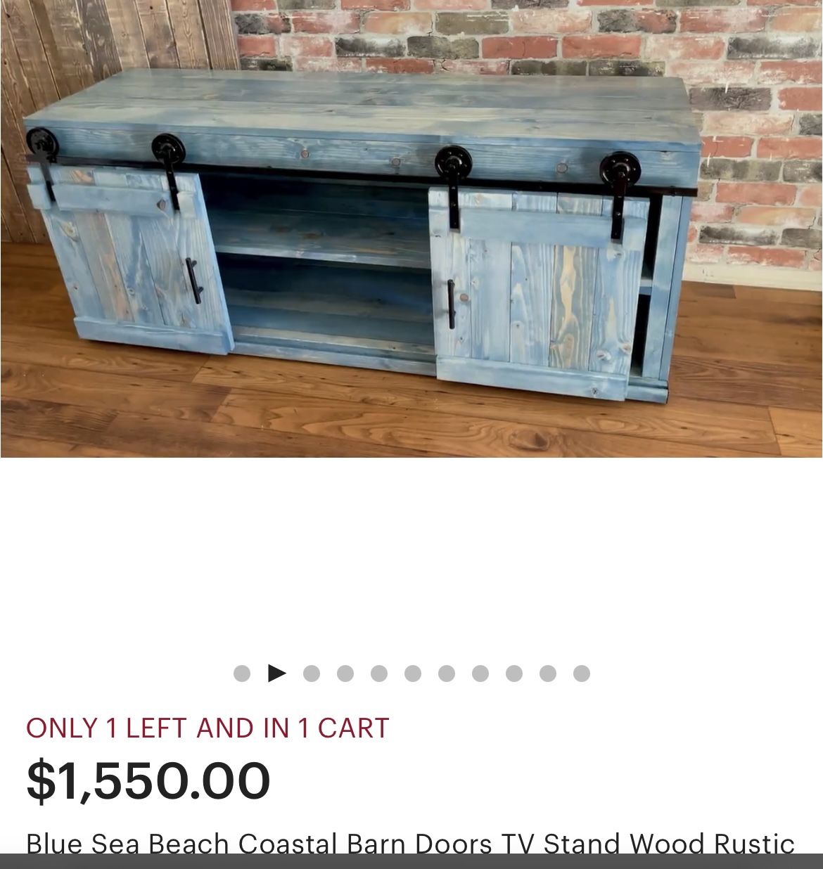 Barn Door Tv Stand