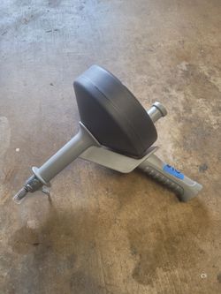 Pistol-grip Drum Auger  1/4" diameter cable x 20 ft