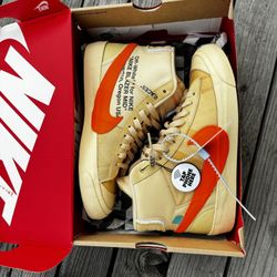 Nike Off White Blazer Size 8.5 