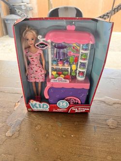 Barbie with Ice Cream Cart