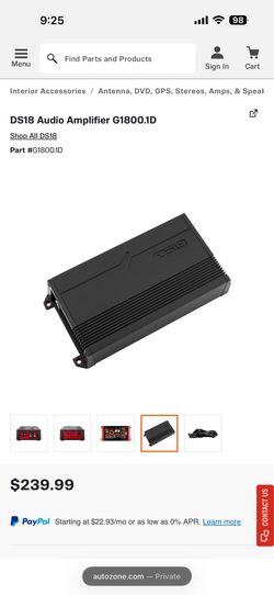 Ds18 audio amplifier