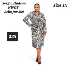 New 1x Sergio Hudson Coat