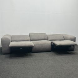Living Spaces 3 Piece Electric Recliner Couch - We Can Deliver And Setup