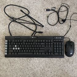 corsair k95 rgb platinum xt gaming keyboard And Mouse 