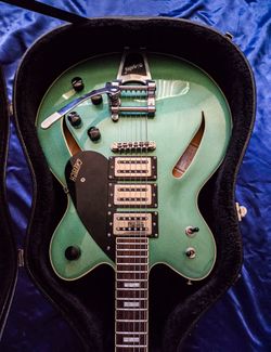 NEED GONE Gretsch G2627T Hollowbody Gorgia Green 6 String Bigsby With HardShell Case