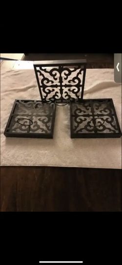 Set Of 3 Decorative Sconces 